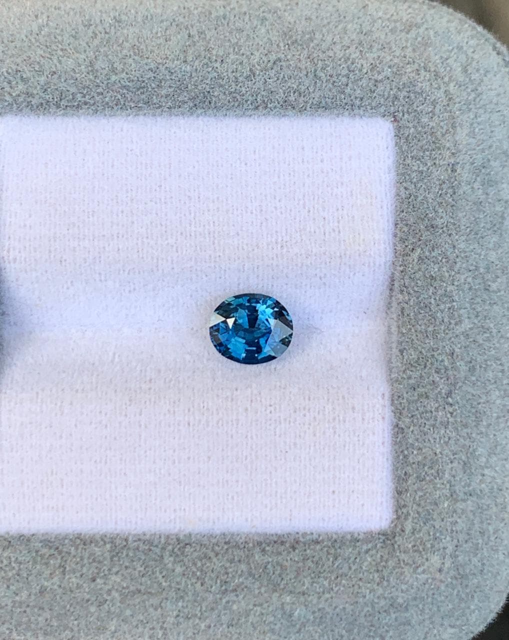 Saphir Bleu Ovale de 1,09ct image 2